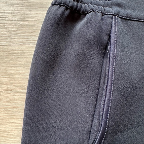 VINCE / Satin Piped Wrap Seam Pant / Navy Blue / Large - Picture 12 of 12